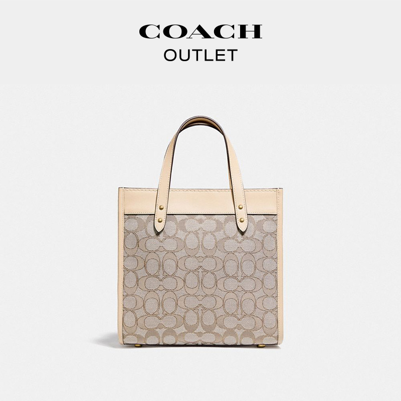 COACH/蔻驰奥莱女士经典FIELD tote22号托特包 - 图2