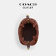 Coach Outlet Women's Calf Leather FAYE 17 Ruched Detail Drawstring Bag Crossbody Bag