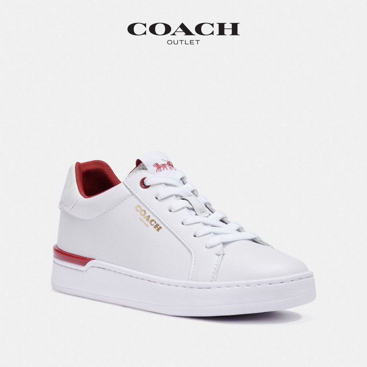 【入会领券】coach /蔻驰奥莱女鞋 COACHoutlet休闲板鞋