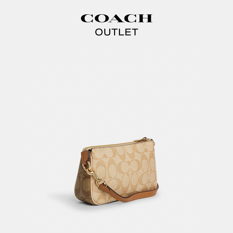 COACH/蔻驰奥莱女士经典标志拼色老花NOLITA 19号手袋手提包单肩 - 图1