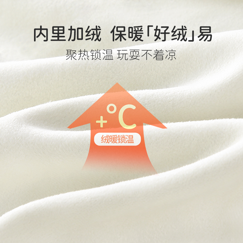 婴儿保暖连体衣秋装新生儿衣服秋季水晶绒睡衣宝宝秋冬萌哈衣爬服