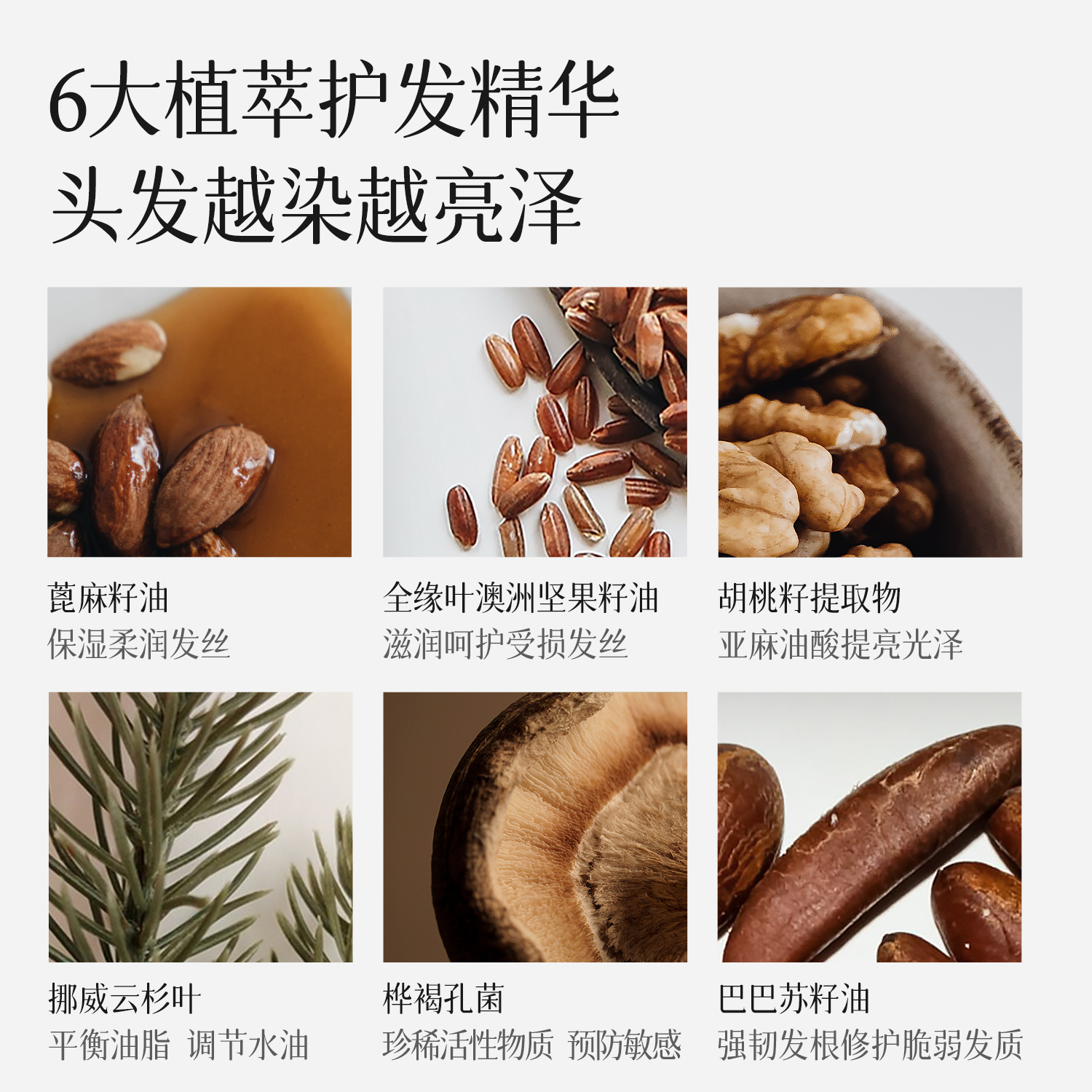 进口植物染发剂女孕妇天然黑茶色自己在家纯无刺激头发染发膏正品 - 图2