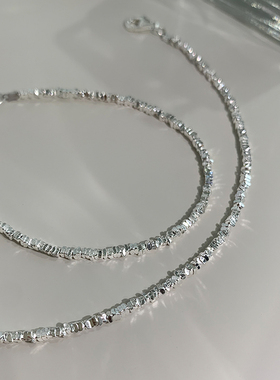 碎银子手链轻奢小众设计