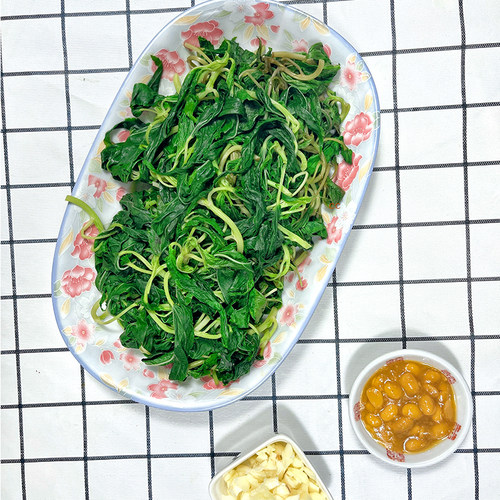 麻叶菜潮汕特产杂咸早餐佐料半成品新鲜 半斤装 拼4包邮 - 图0