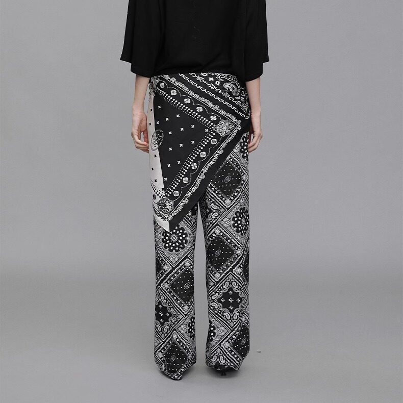 【折】Vena Label 天丝羊毛长袖上衣 复古腰果花印花针织休闲裤,淘宝优惠券,粉丝福利购,淘宝优惠卷