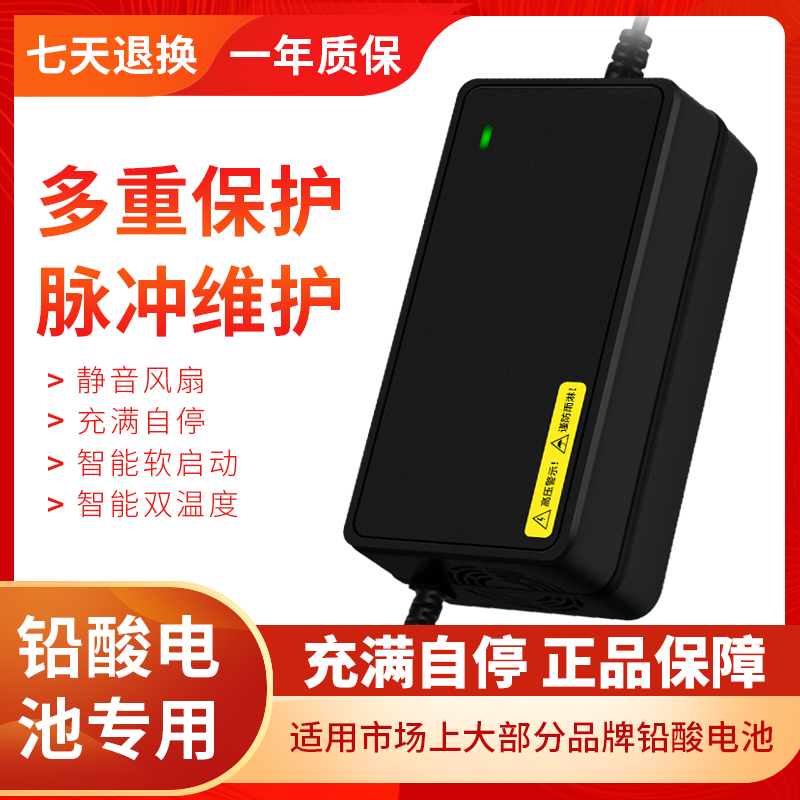 上海永久电动车电瓶充电器48V12AH20AH60V72V30A原装正品电车通用 - 图2