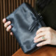 Jewelry bag ring extra large capacity head cowhide jewelry box