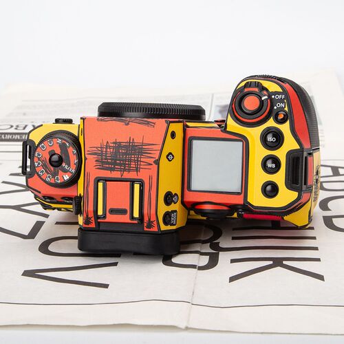 适用于富士X-H2S保护贴膜富士X-H2贴纸DIY碳纤维迷彩防尘保护膜 - 图1