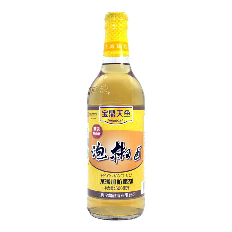 宝鼎天鱼泡椒卤500ml 泡鸡爪料汁酸辣凤爪调料汁 - 图3