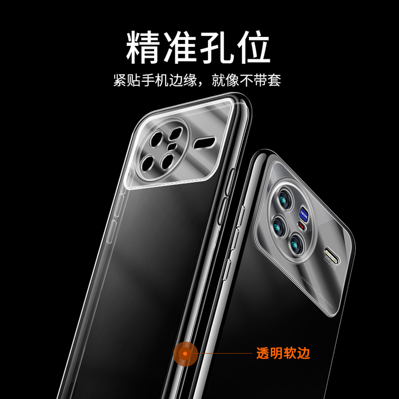 适用于vivoX80Pro手机壳vivo新款X80Por保护X8O套vivi外壳X80叉vovox硅胶viv0全包Pr0防摔viovx男Plus女vibox - 图1