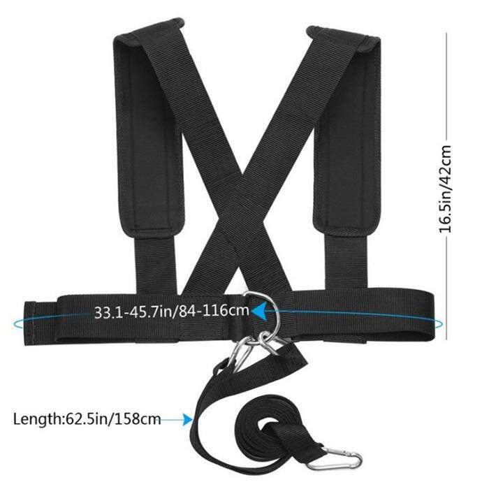 Universal twist car traction rope children's bicycle stroller rope drag lanyard scooter waist running belt