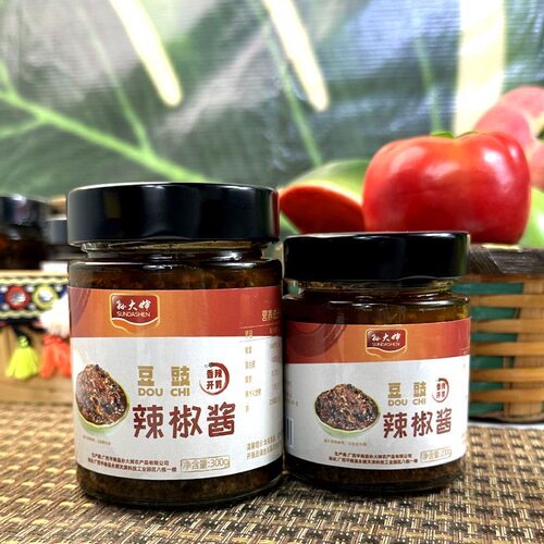 广西特产豆豉辣椒酱正宗农家风味香辣拌面饭酱下饭菜200克/300克 - 图1
