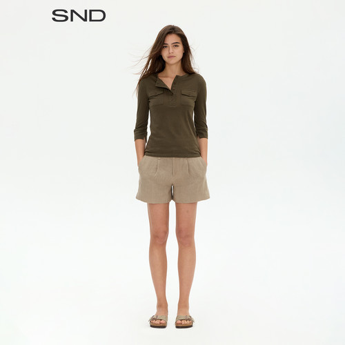 【FaxCopyExpress 设计师品牌】SND SS26 Soft Light清透短裤 - 图2