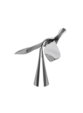 苔藓现代橱柜真盆栽极简蜥蜴饰品大理石摆件展厅茶几样板间客厅