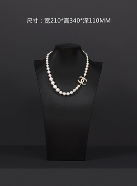 小香风轻奢梳妆台装饰品摆件颈模展示架项链水晶瓶手链盒杂志饰品