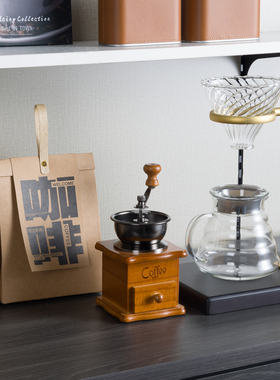 全屋定制样板间厨房咖啡主题层架组合摆件咖啡厅酒店民宿摄影道具