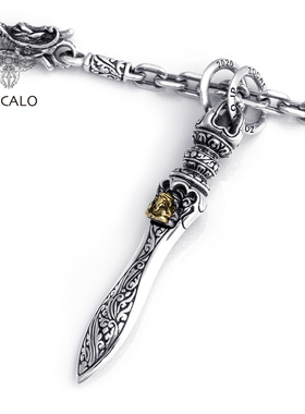 ZOCALO金刚杵系列迷你降魔剑吊坠