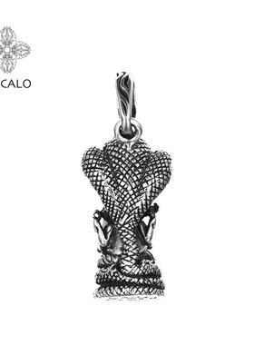 ZOCALO三头蛇象头神925银吊坠