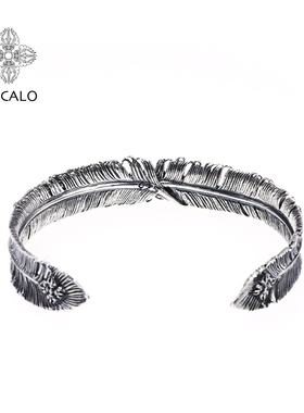 ZOCALO凤凰羽毛系列手镯925纯银