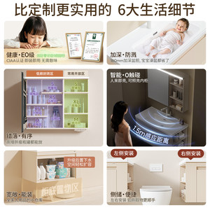 箭牌净界浴室柜陶瓷一体盆奶油风卫生间洗漱卫浴洗脸洗手盆柜组合
