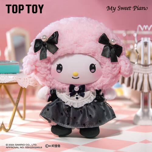 正版TOPTOY库洛米姐妹穿搭系列搪胶毛绒盲盒潮玩周边挂件节日礼物 - 图3