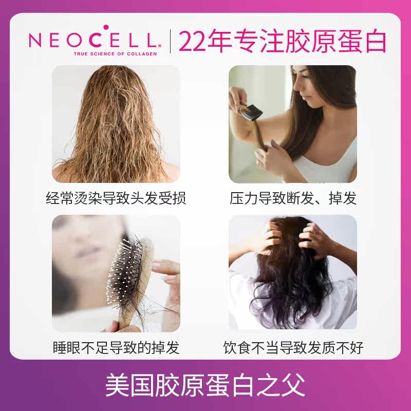 美国正品neocell角蛋白丰发胶囊 NEOCELL保健品海外丽人海外膳补