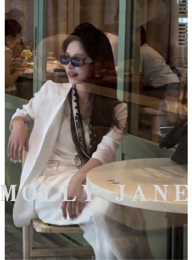 精致双层黑白波点长条丝巾腰果花100%丝质气质款飘带女领巾SJ-103