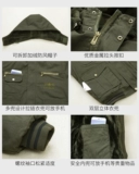 Зимняя утепленная куртка для работы, короткий пуховик, в американском стиле, для среднего возраста