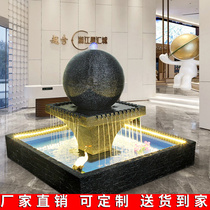 Company hotel lobby Feng Shui Ball Flowing Water Swing water view Cycle Water Fountain building Living room Garden Courtyard Fish Pond