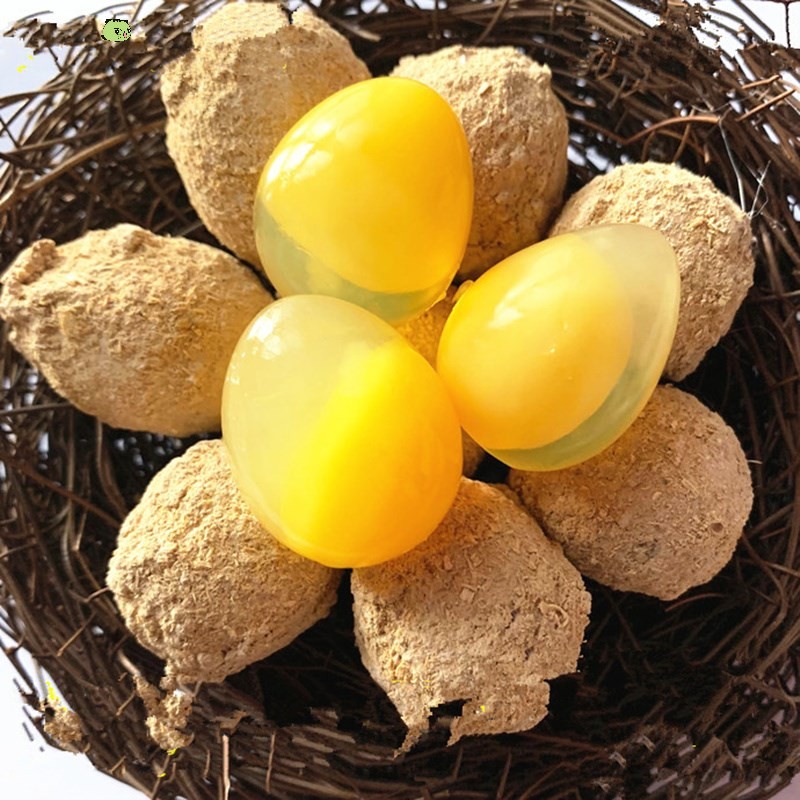 110枚小皮蛋鸟蛋鹌鹑蛋变蛋黄金皮蛋河南特产无铅松花蛋溏心包邮-图2
