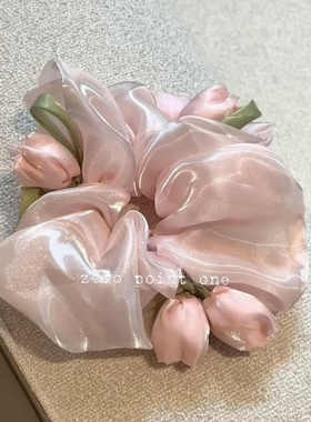 零点壹温柔郁金香大肠发圈