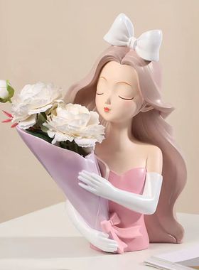 爱丽丝女孩客厅桌面玄关钥匙收纳托盘摆件家居装饰品闺蜜结婚