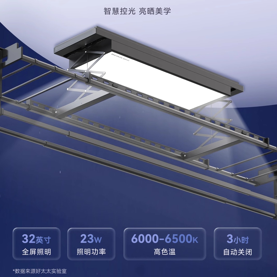 【补贴15%】好太太智能电动晾衣架晒衣架嵌入阳台门店款GW-107