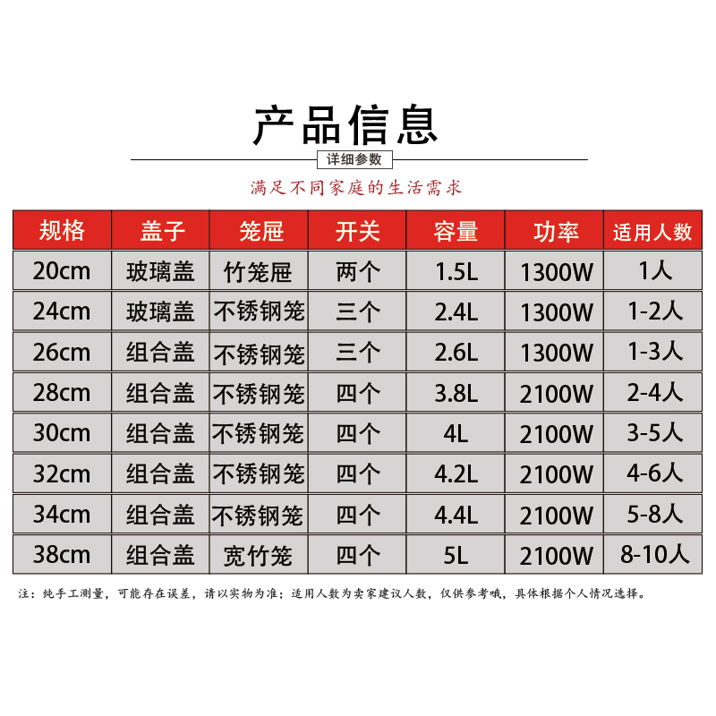 郭老大不锈钢电热锅蒸煮一体锅电炒菜锅插电饭锅多功能家用电火锅