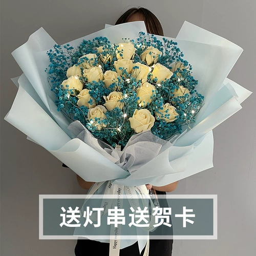 Мыло на день Святого Валентина с розой в составе, подарок на день рождения