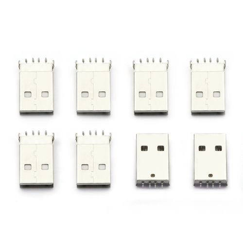 USB Plug White A Head A -Headed Male 90 -Degree Foot Sward Board Direct Insertion (10)
