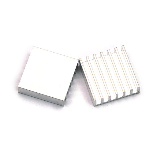 【TELESKY】散热片 芯片散热器 20*20*6MM CPU散热块 (5个) - 图0