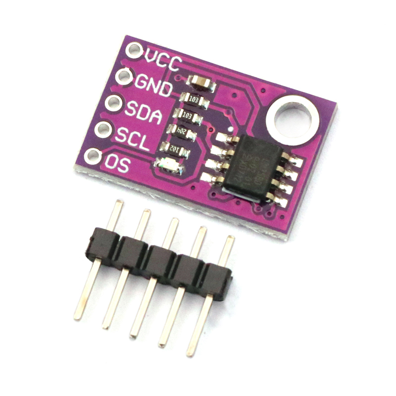 LM75 温度传感器 高速I2C接口 高精度 LM75BD开发板模块LM75AD - 图0