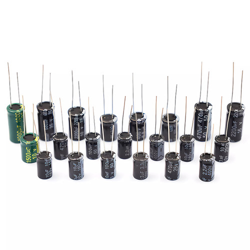 直插铝电解电容器元件 16v 35v 25V 50V 47UF 100UF 1000uf 2200u - 图0