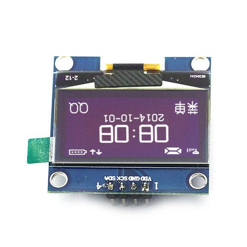 1.3寸OLED显示屏12864液晶屏模块1.3寸显示模块IIC接口供大量白色 - 图0