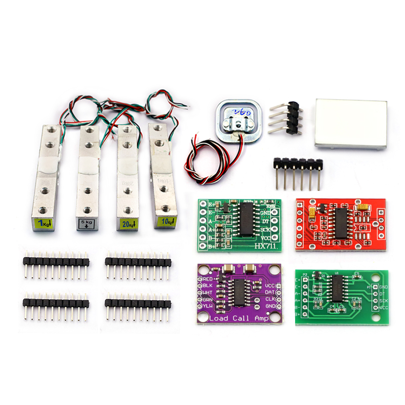 称重模块1kg5kg10kg小量程电子称重压力传感器重量感应HX711模块 - 图0