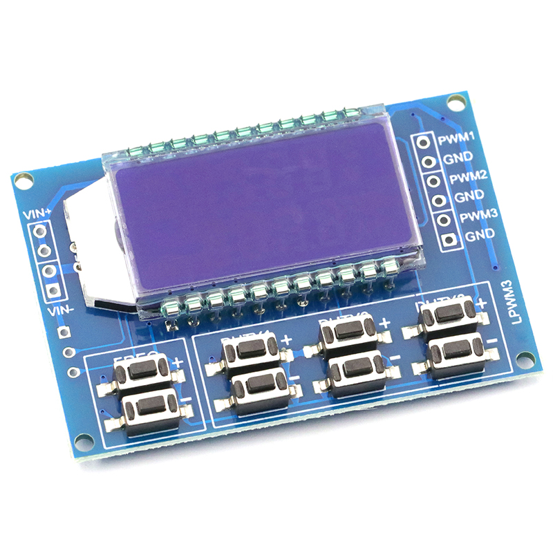 3路PWM脉冲频率占空比可调脉冲频率模块方波矩形波信号发生器-图0