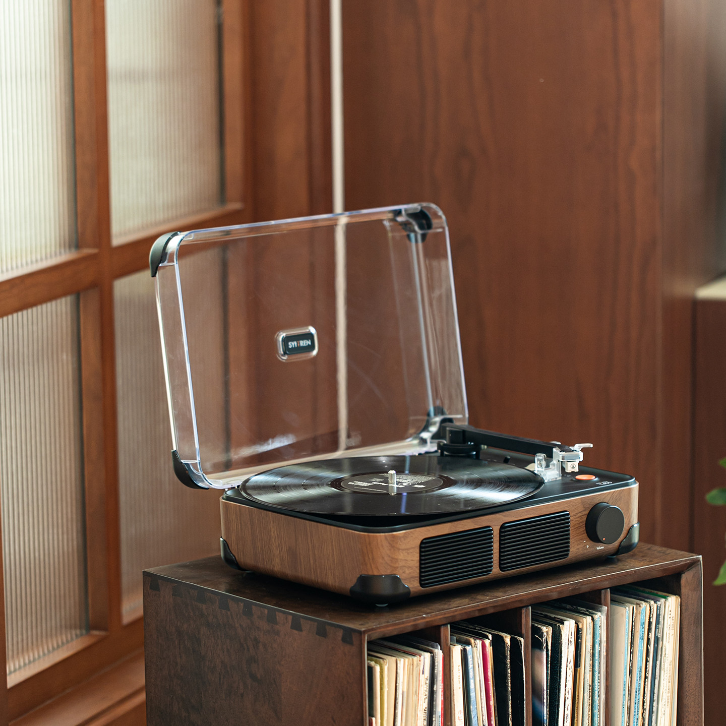 赛塔林黑胶唱片机便携蓝牙音箱T400复古黑胶音响七夕礼物电池,淘宝优惠券,粉丝福利购,淘宝优惠卷