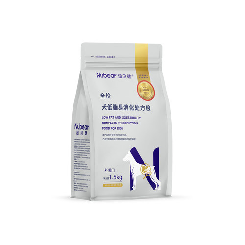 纽贝健狗狗低脂易消化处方粮减肥绝育成犬低脂处方粮1.5kg - 图2