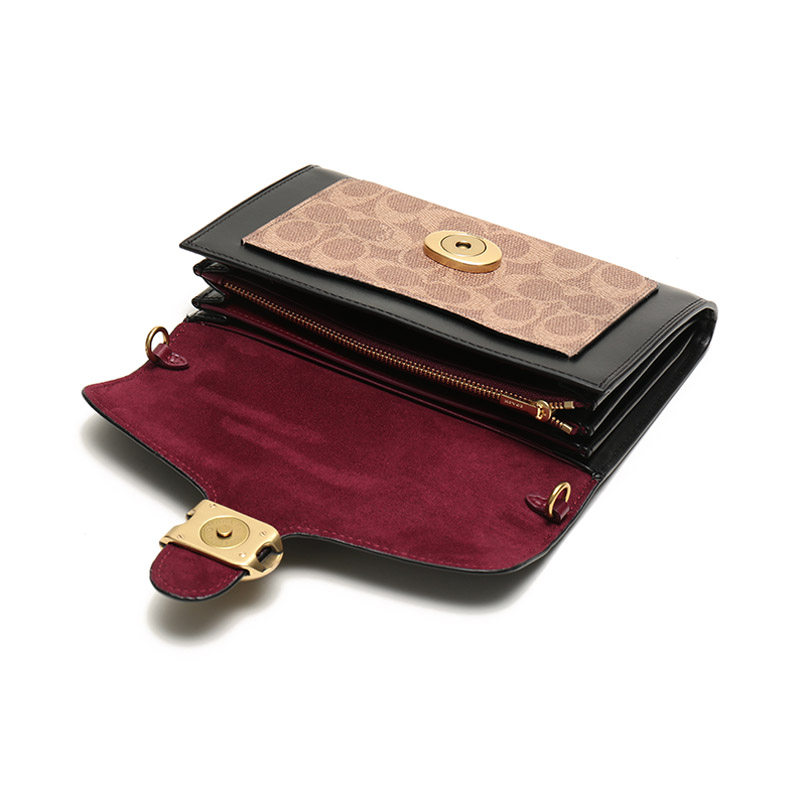 【直营】coach新款女士牛皮斜挎包 天猫国际时尚直营女士包袋