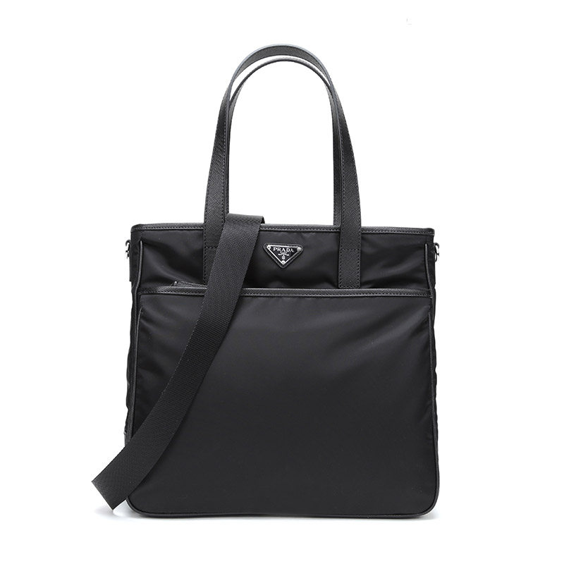 【直营】prada男士织物配皮斜挎包 天猫国际时尚直营男士包袋