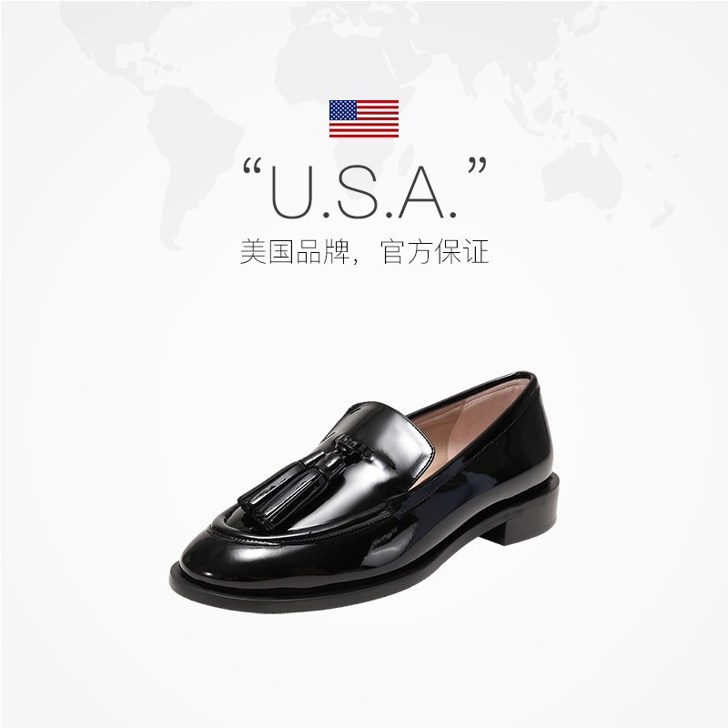 【自营】SW思缇韦曼女士流苏乐福鞋皮鞋 PALMER TASSEL LOAFER-图2