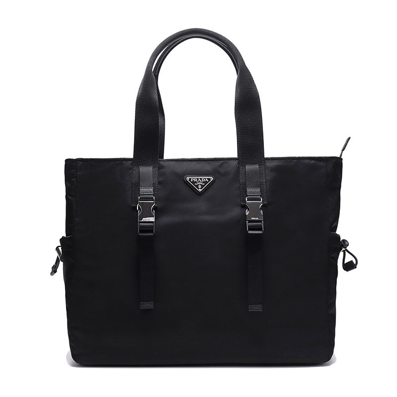 【直营】prada男士织物手提单肩包 天猫国际时尚直营男士包袋