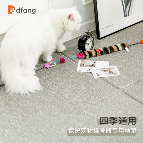 Dfang Cat Pad Водонепроницаемая нежитая подушка для кошки песчаная подушка сон со сном с ПВХ кошачьей подушкой кошачьей кошки, чтобы кусать подушку для кошки