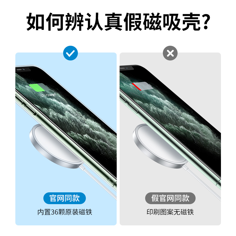 亮猫 适用于苹果11手机壳磁吸透明超薄硅胶软胶防摔 iphone11promax护保套ip全包创意简约小众潮牌男女新款 - 图0